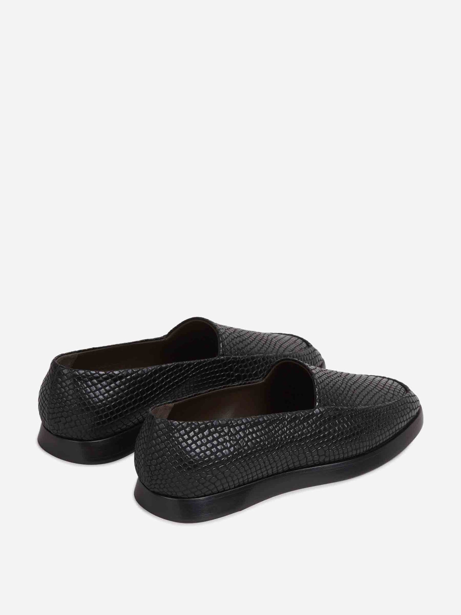 Outlet online Fear of God Essentials Hombre Mocasines Snakeskin Embossed color Negro sku 613-000461 01 - Foto 3