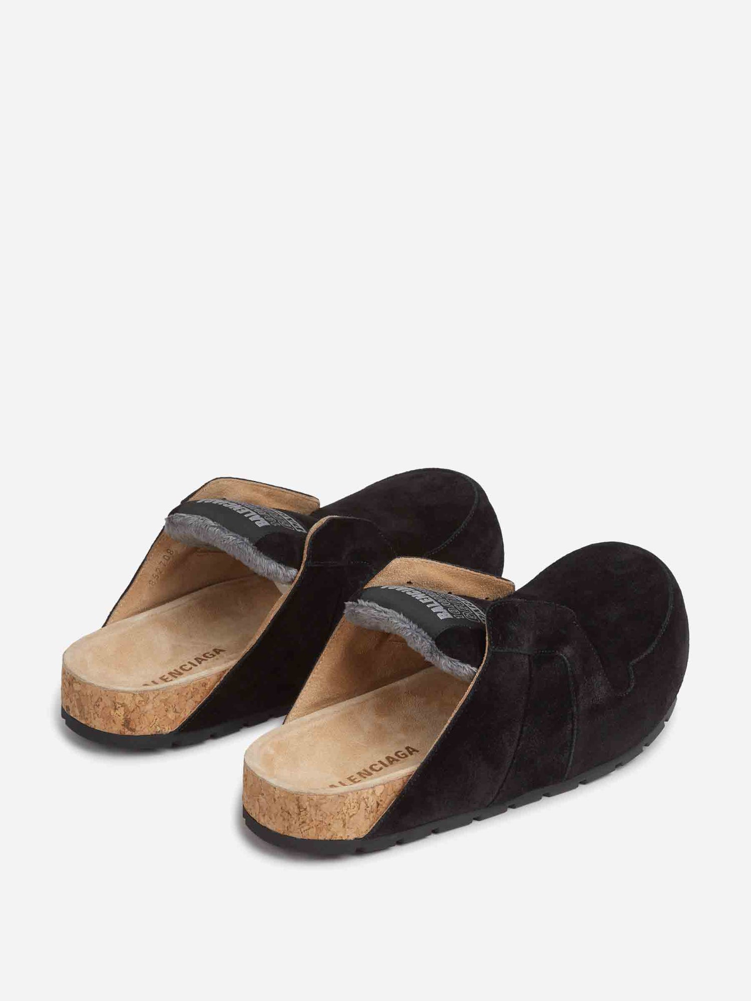Balenciaga Hombre Barcelona Mules Slip-On Dumbo color Negro sku 613-000467 01 - Foto 3