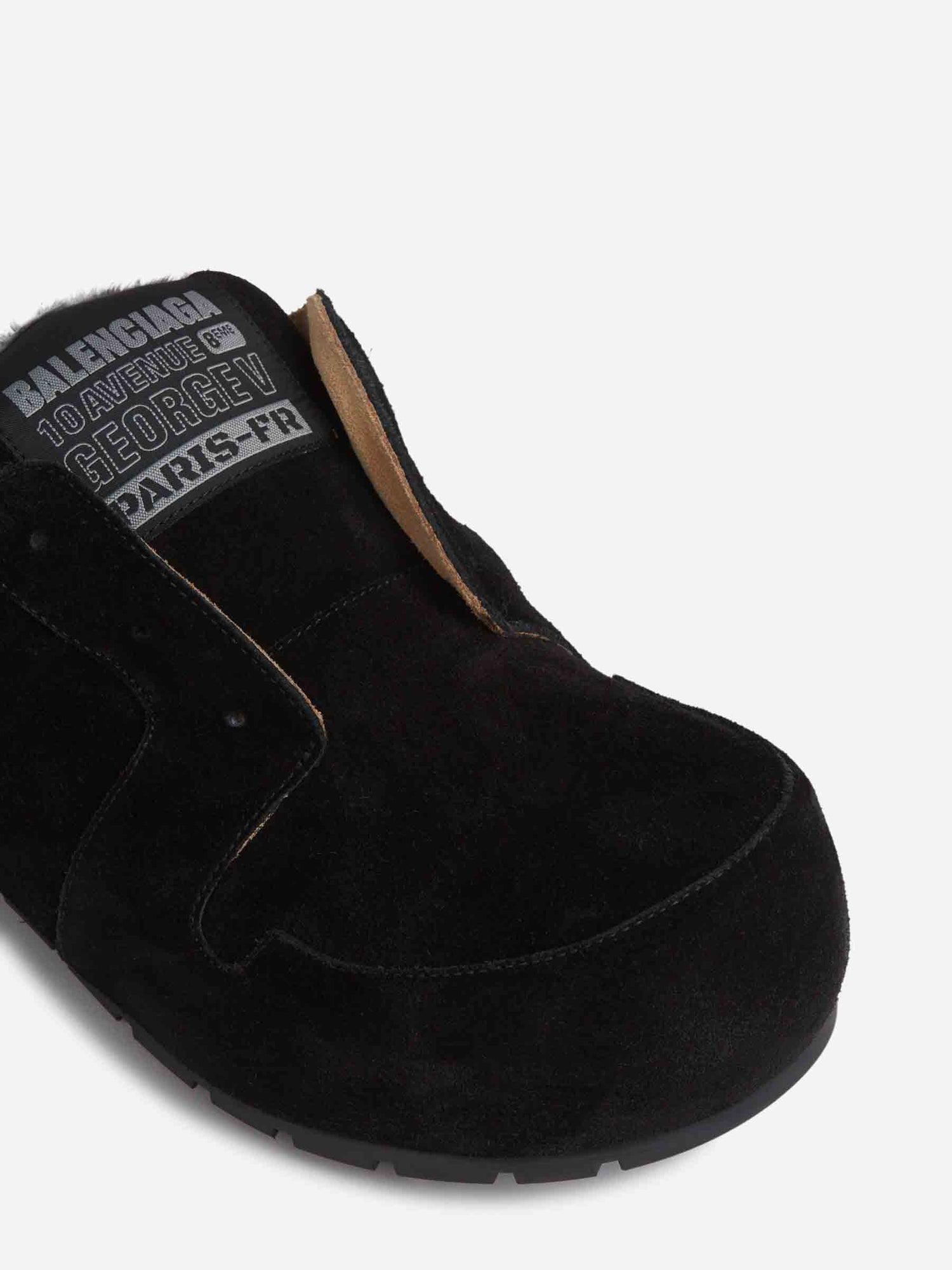 Balenciaga Hombre Barcelona Mules Slip-On Dumbo color Negro sku 613-000467 01 - Foto 5