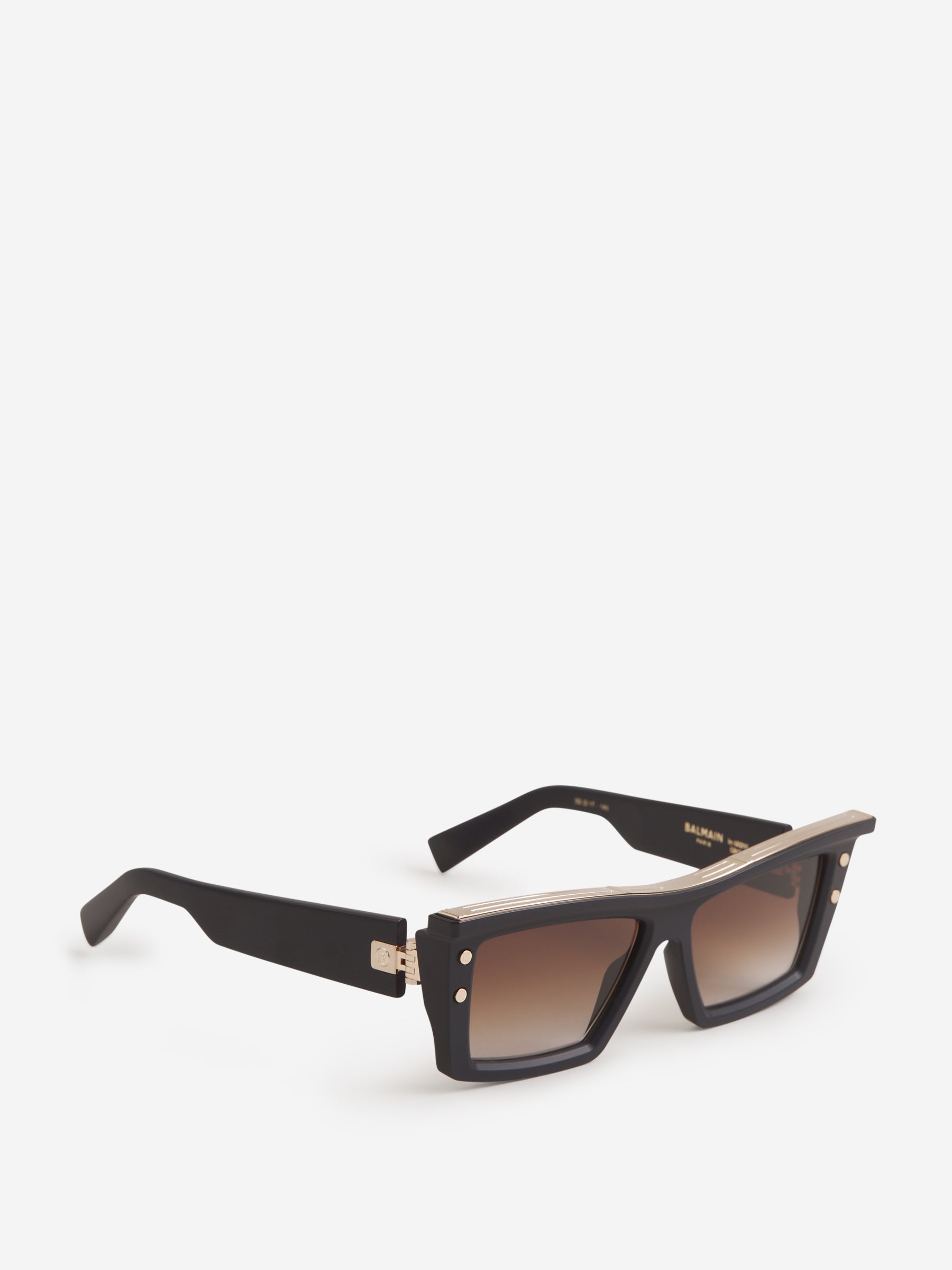 Outlet online Balmain Hombre Gafas De Sol Rectangulares color Verde Claro sku 614-002385 01 - Foto 7