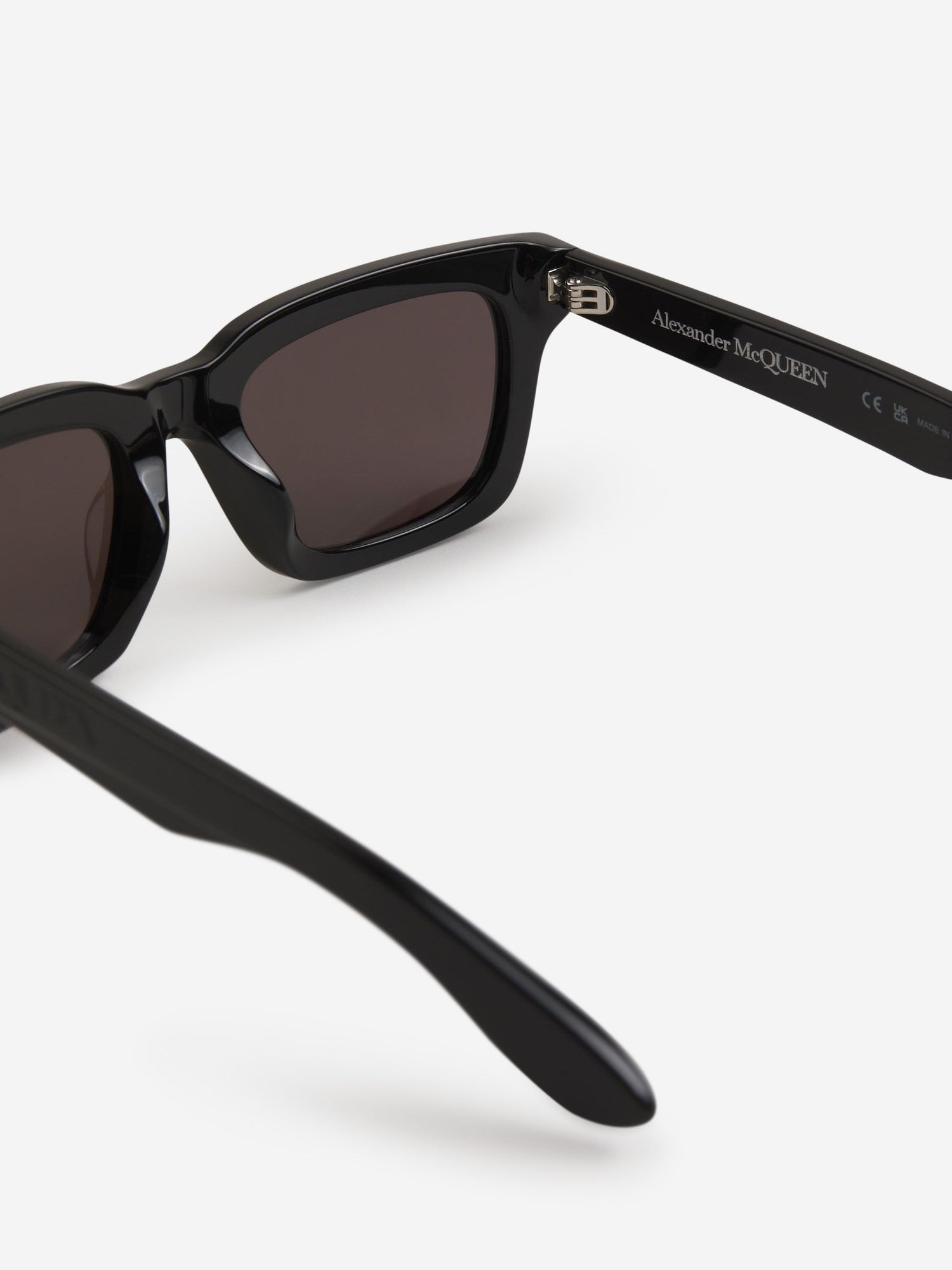 Outlet online Alexander McQueen Hombre Gafas de Sol Rectangulares color Marron sku 614-002422 02 - Foto 4