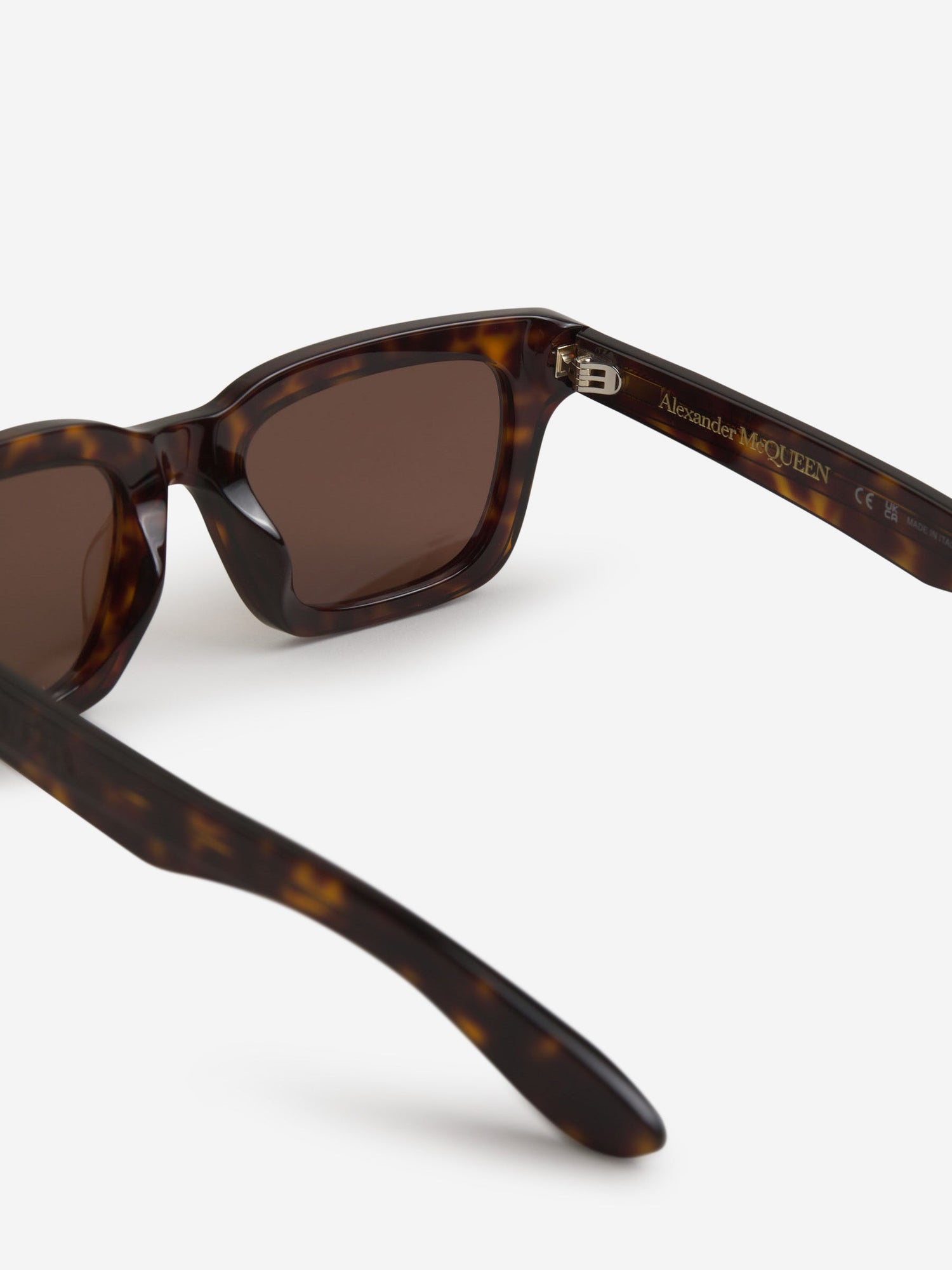 Outlet online Alexander McQueen Hombre Gafas de Sol Rectangulares color Marron sku 614-002422 02 - Foto 8