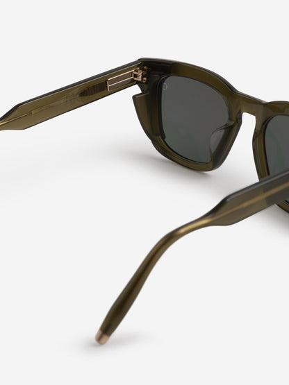 Outlet online Akoni Hombre Gafas De Sol Rectangulares color Verde Oscuro sku 614-002465 01 - Foto 4