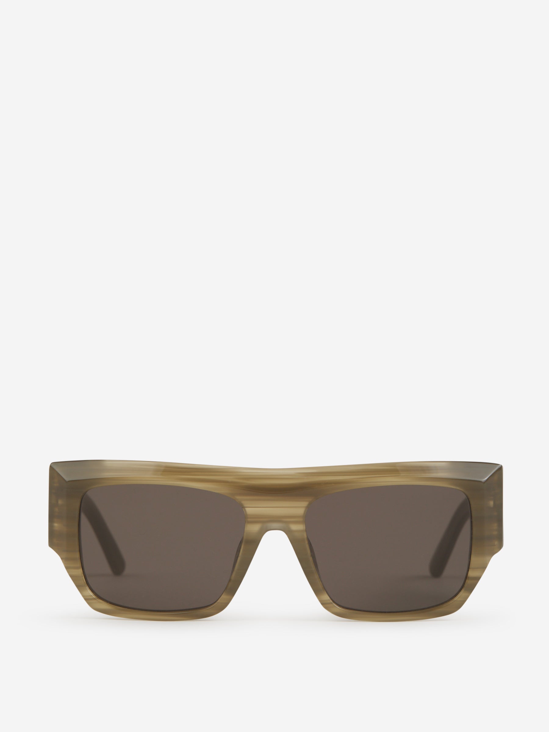 Outlet online Palm Angels Hombre Gafas Sol Montura Ancha color Verde Militar sku 614-002529 02 - Foto 6