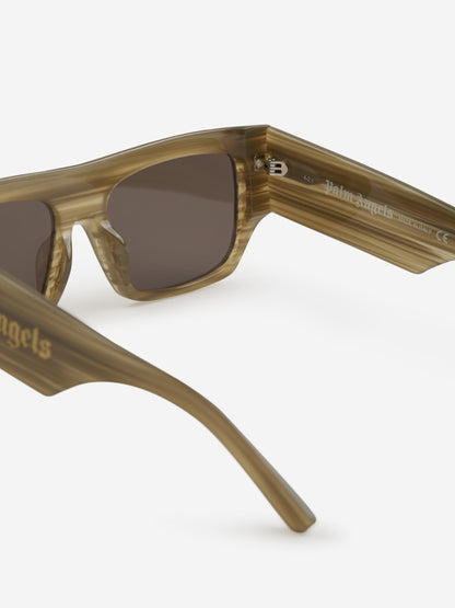 Outlet online Palm Angels Hombre Gafas Sol Montura Ancha color Verde Militar sku 614-002529 02 - Foto 10