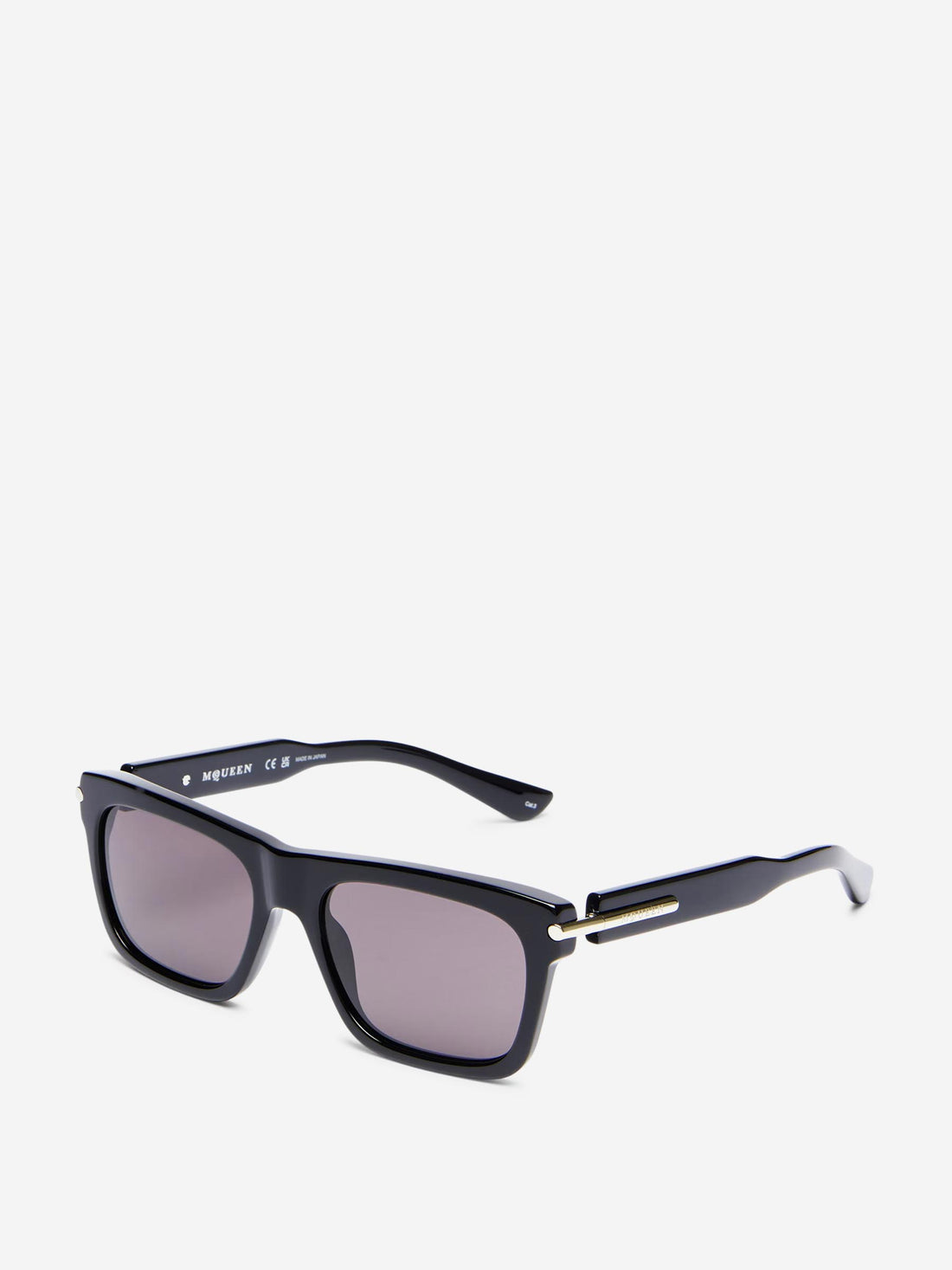 Alexander McQueen Hombre Barcelona Gafas Rectangulares T-Bar color Negro sku 614-003057 01 - Foto 2
