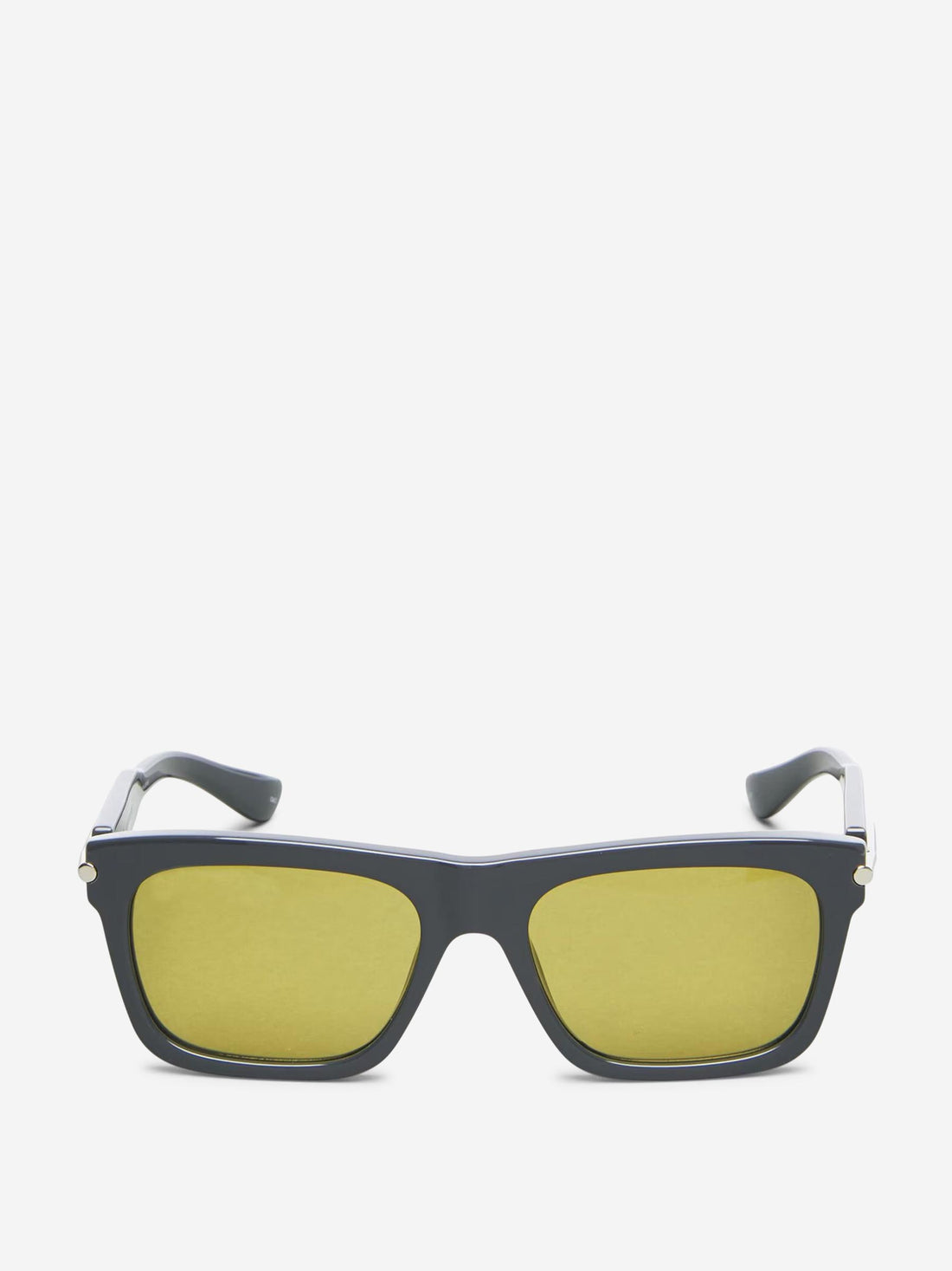 Alexander McQueen Hombre Barcelona Gafas Rectangulares T-Bar color Amarillo Claro sku 614-003057 02 - Foto 1