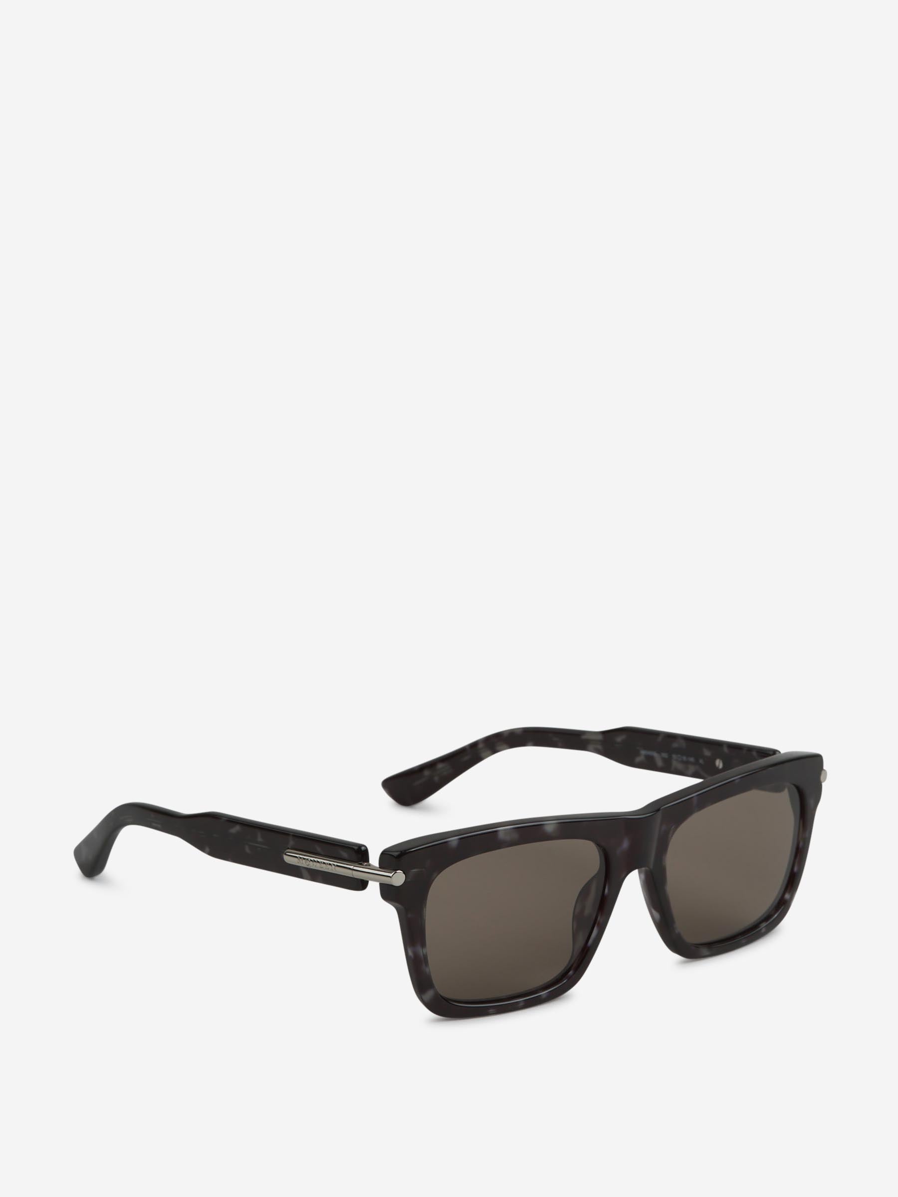 Outlet online McQueen Hombre Gafas Rectangulares T-Bar color Gris Antracita sku 614-003057 03 - Foto 2