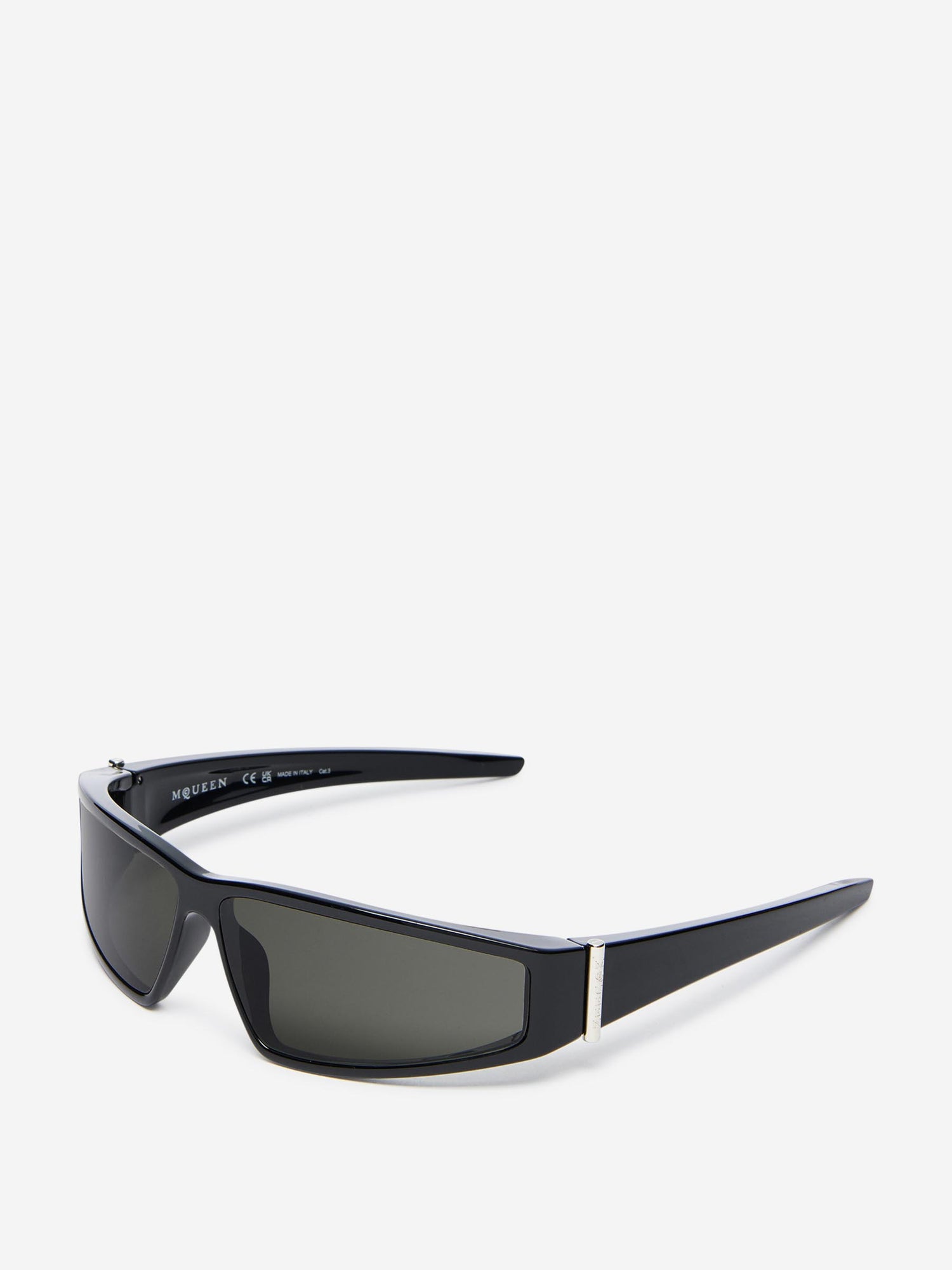 Alexander McQueen Hombre Barcelona Gafas Sol Wraparound color Negro sku 614-003061 01 - Foto 2