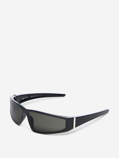Alexander McQueen Hombre Barcelona Gafas Sol Wraparound color Negro sku 614-003061 01 - Foto 2