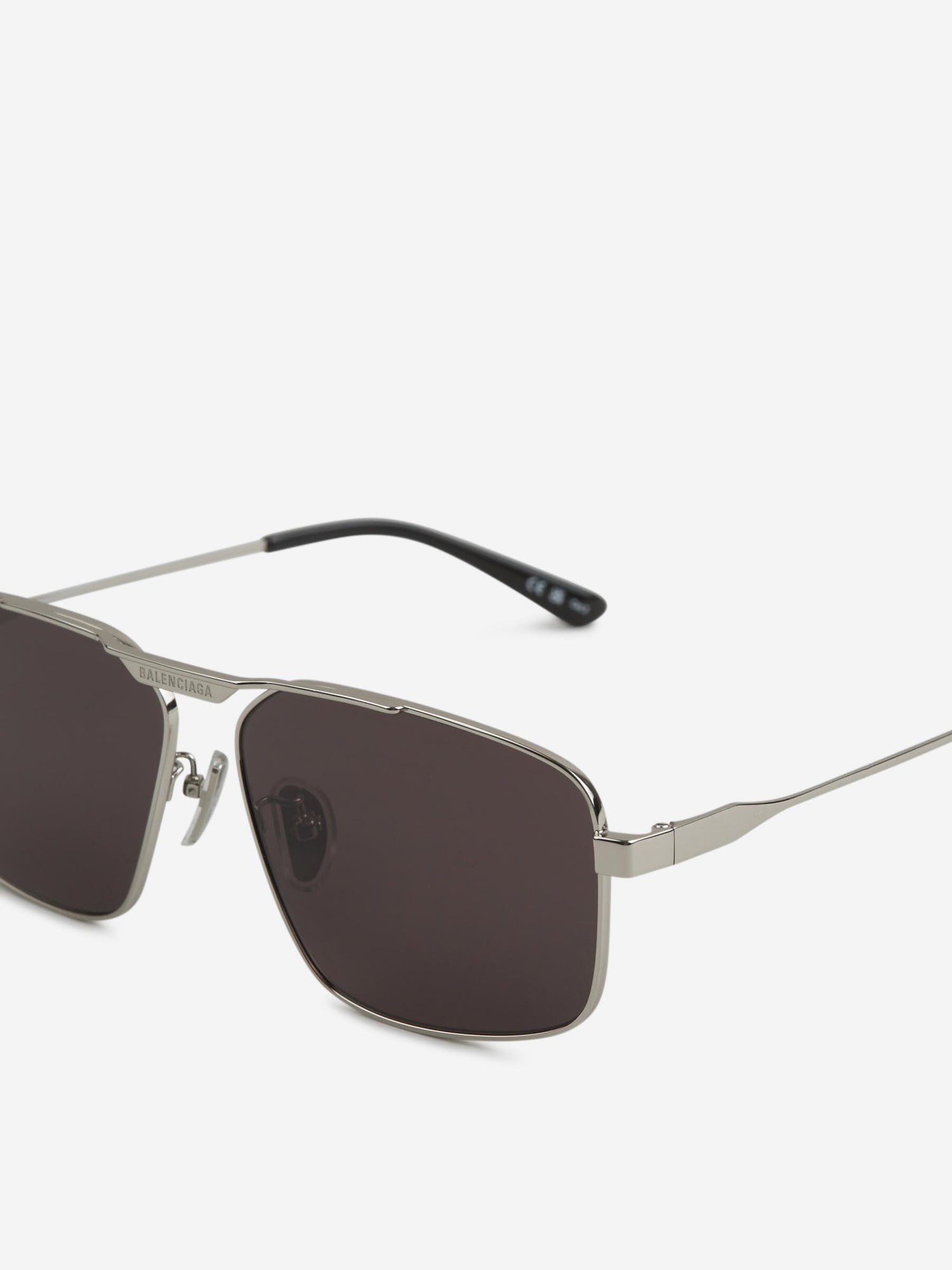 Outlet online Balenciaga Hombre Gafas Sol Tag 2.0 Navigator color Gris Piedra sku 614-003065 04 - Foto 3