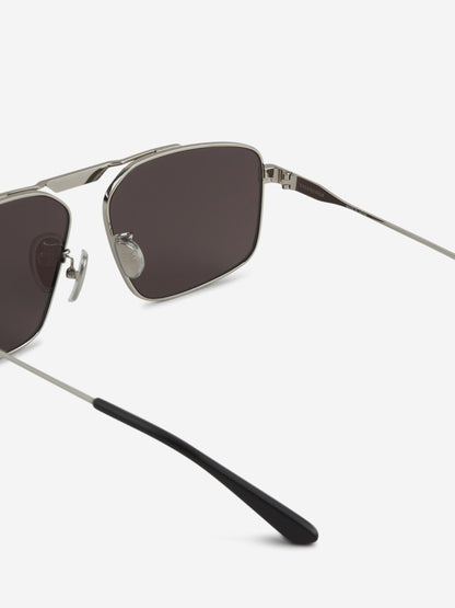 Outlet online Balenciaga Hombre Gafas Sol Tag 2.0 Navigator color Gris Piedra sku 614-003065 04 - Foto 4
