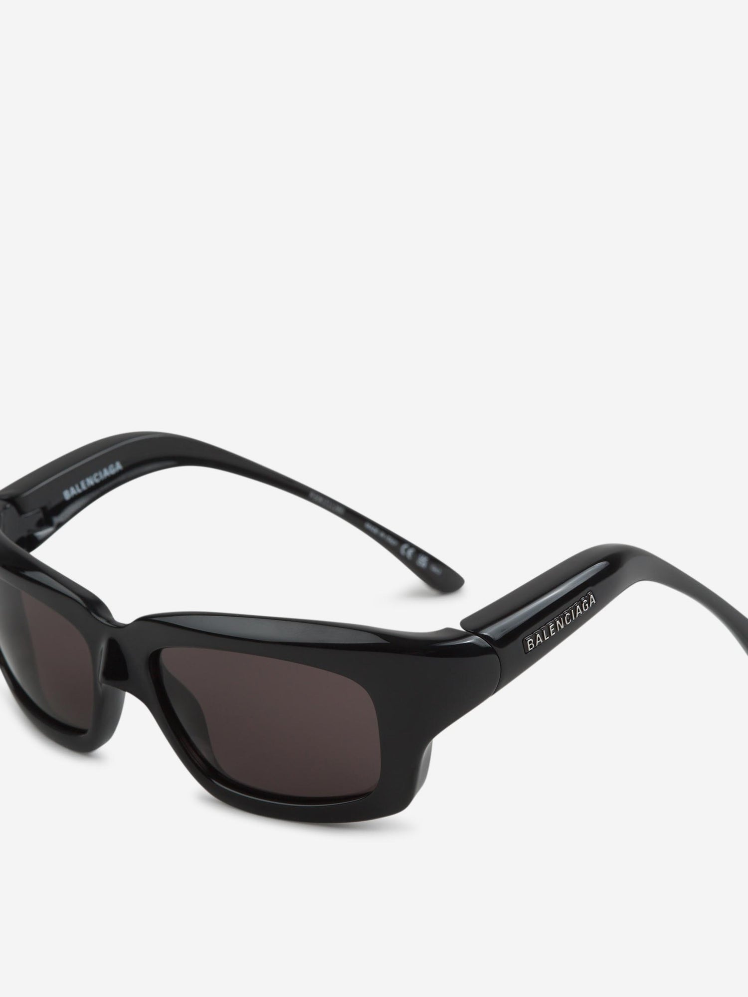 Outlet online Balenciaga Hombre Gafas Sol Rectangulares color Negro sku 614-003066 01 - Foto 3