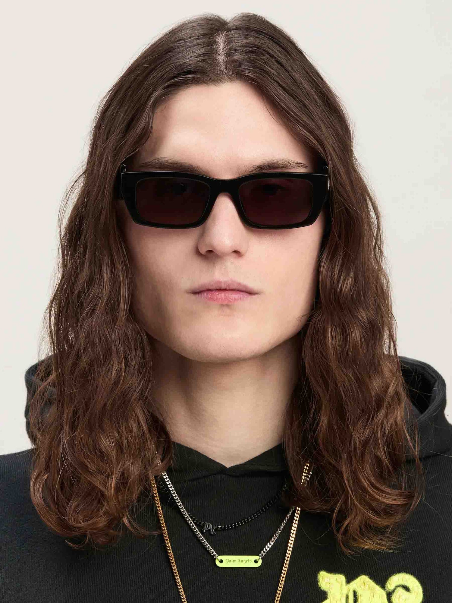 Palm Angels Hombre Barcelona Gafas Sol Rectangulares color Negro sku 614-003172 01 - Foto 2