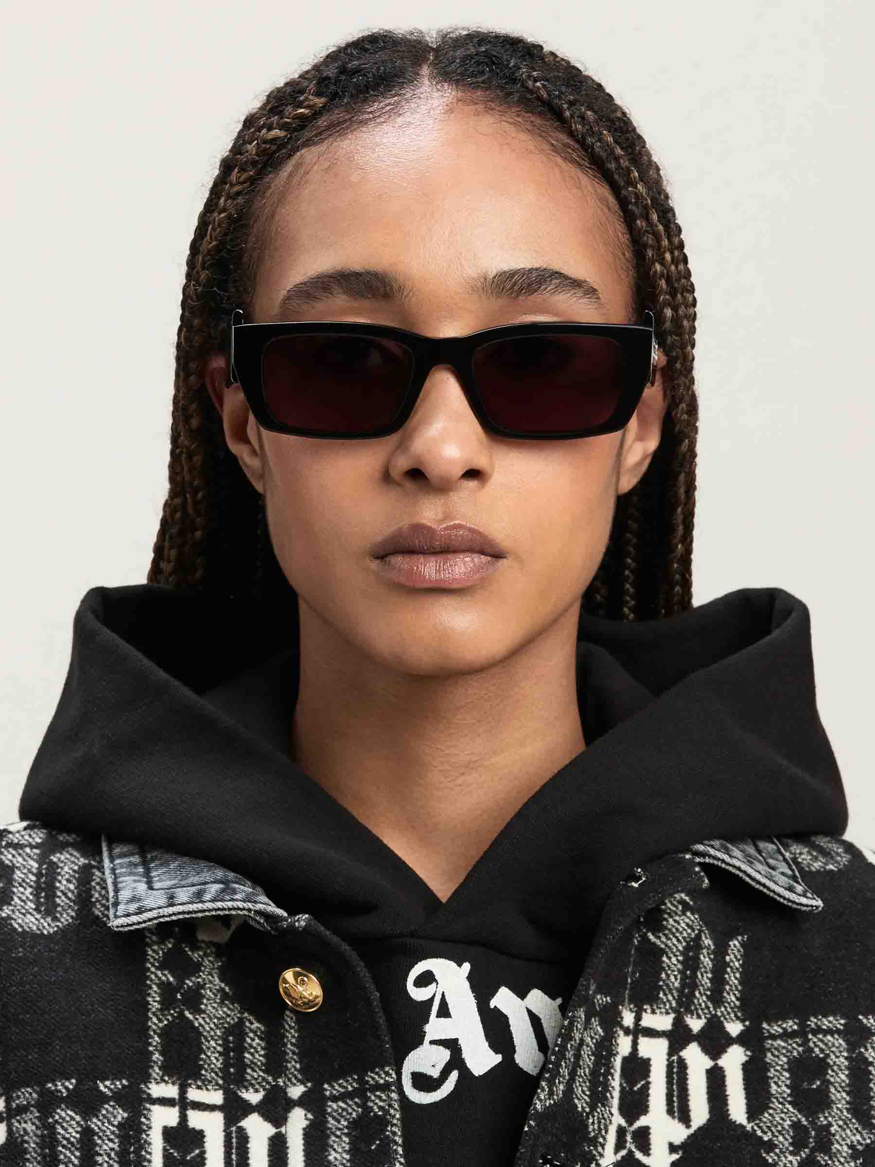 Palm Angels Hombre Barcelona Gafas Sol Rectangulares color Negro sku 614-003172 01 - Foto 4