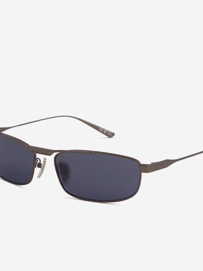 Outlet online Balenciaga Hombre Gafas de Sol Rectangulares color Gris sku 614-003220 01 - Foto 3
