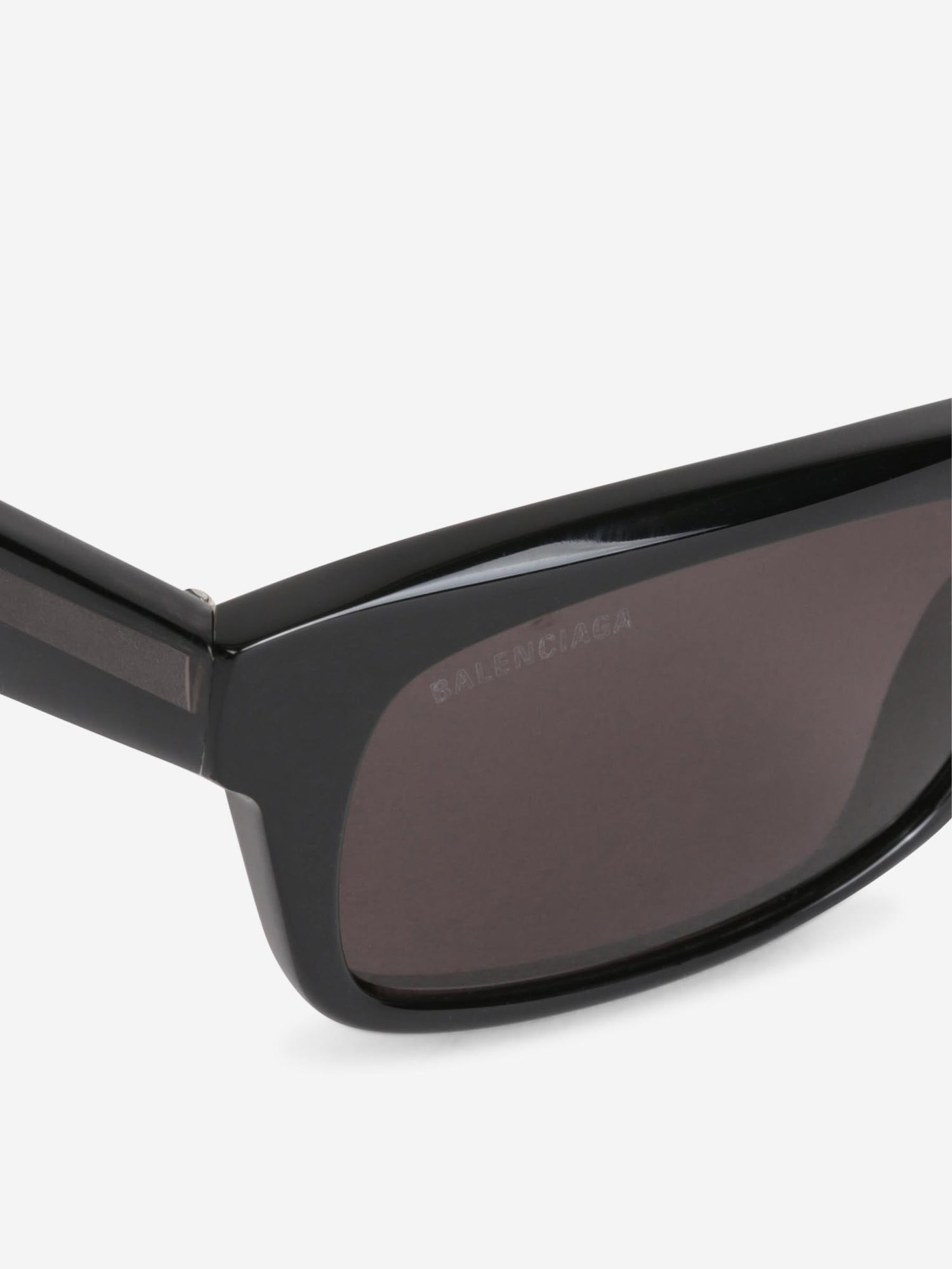 Outlet online Balenciaga Hombre Gafas de Sol Rectangulares color Negro sku 614-003225 01 - Foto 3