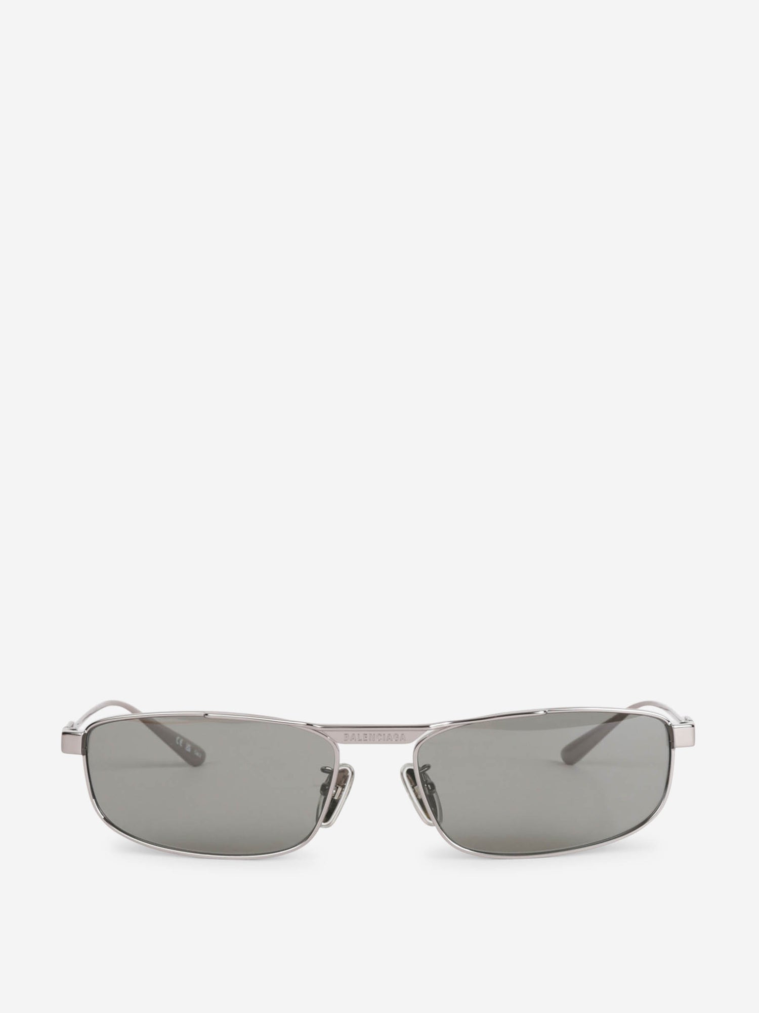 Outlet online Balenciaga Hombre Gafas de Sol Rectangulares color Plateado sku 614-003226 01 - Foto 1