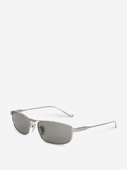 Outlet online Balenciaga Hombre Gafas de Sol Rectangulares color Plateado sku 614-003226 01 - Foto 2