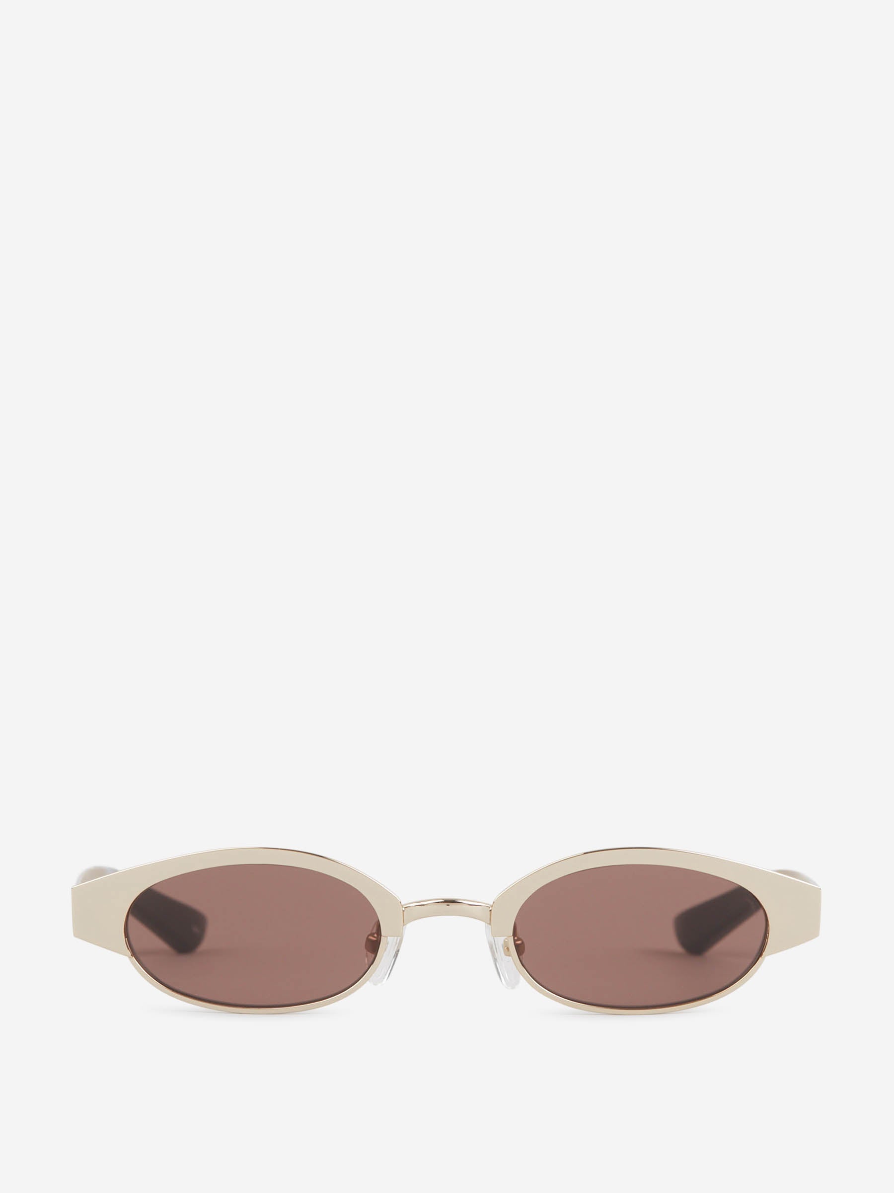 Outlet online McQueen Hombre Gafas de Sol Ovaladas color Dorado sku 614-003316 01 - Foto 1