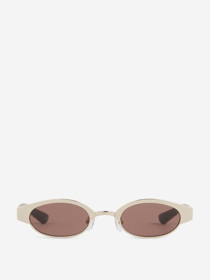 Outlet online McQueen Hombre Gafas de Sol Ovaladas color Dorado sku 614-003316 01 - Foto 1