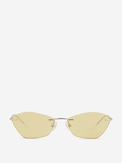 Outlet online McQueen Hombre Gafas de Sol T-Bar color Amarillo sku 614-003317 02 - Foto 1