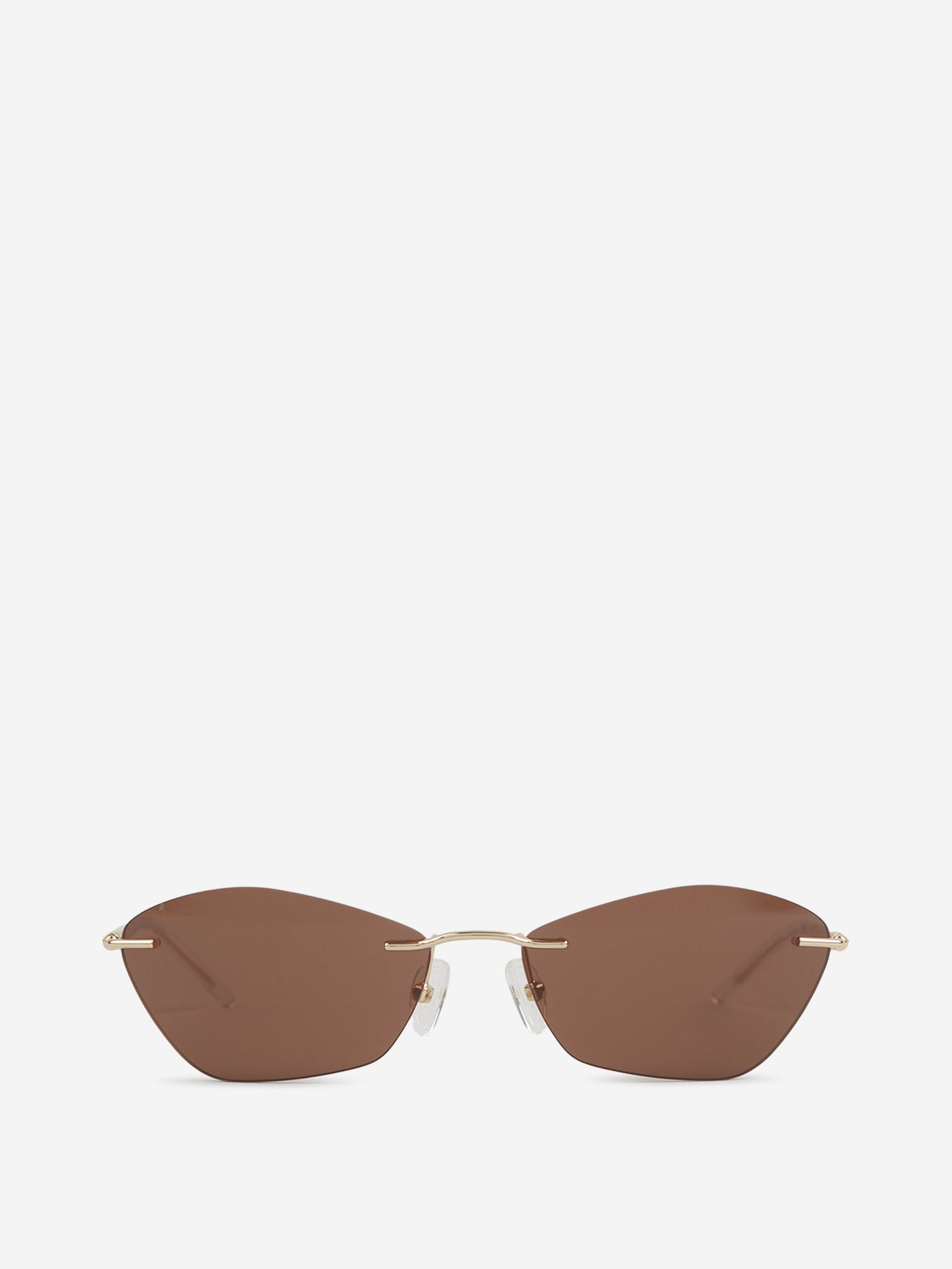Outlet online McQueen Hombre Gafas de Sol T-Bar color Marrón sku 614-003317 05 - Foto 1