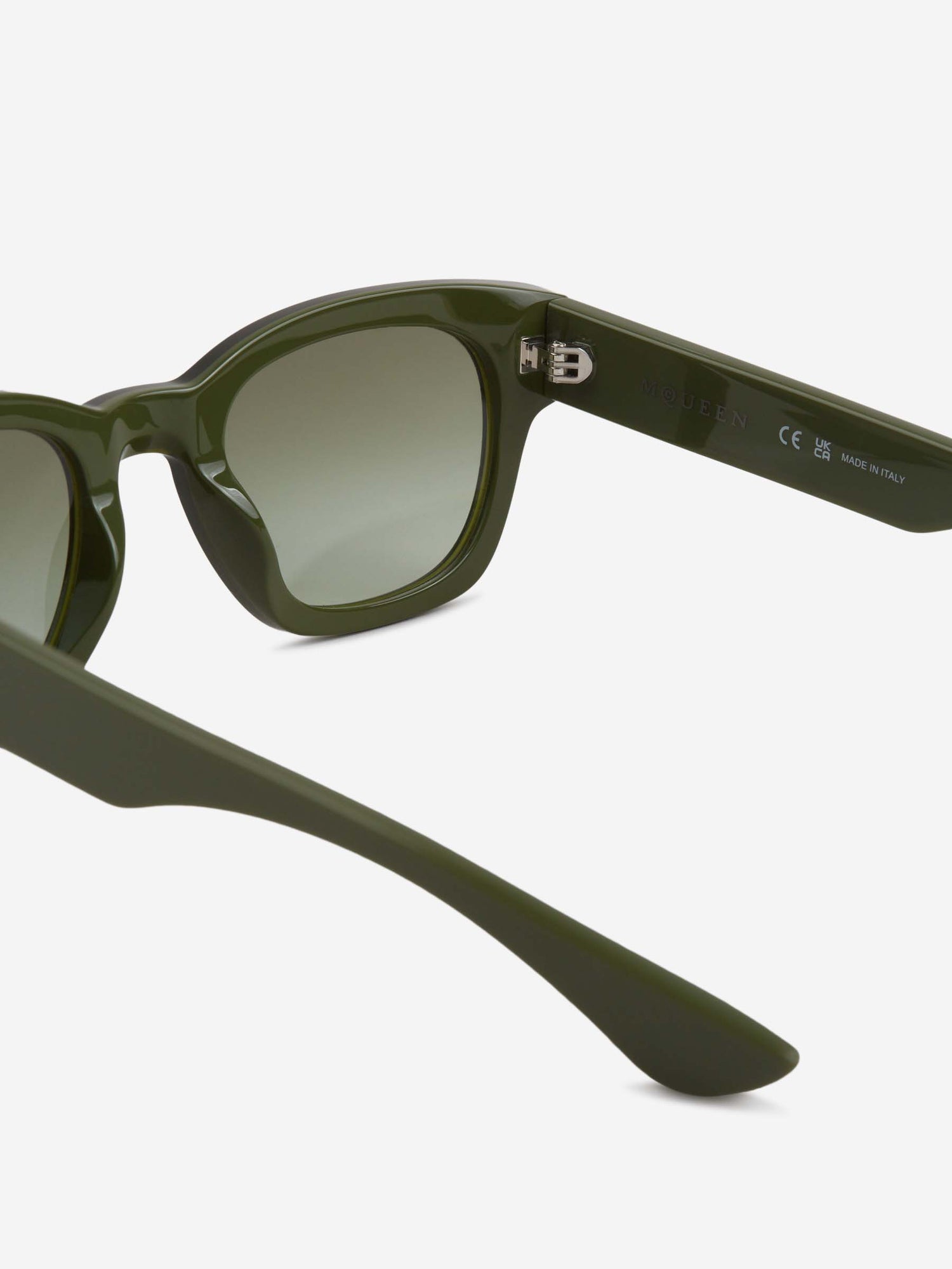 Outlet online McQueen Hombre Gafas de Sol Redondas color Verde sku 614-003319 03 - Foto 4