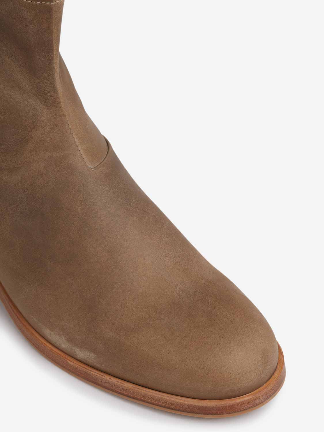Outlet online Common Projects Hombre Botas Zipper color Taupe sku 615-000005 01 - Foto 5