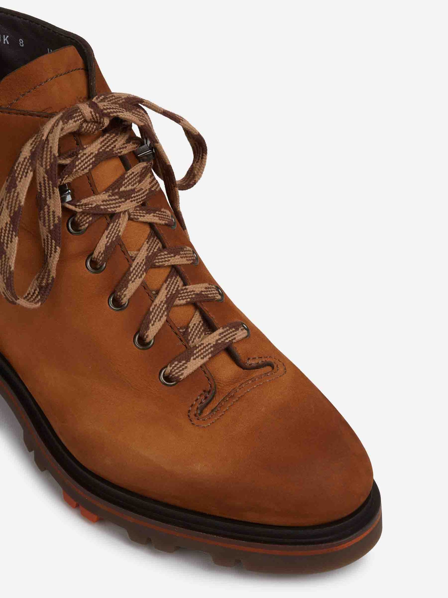 Outlet online Santoni Hombre Botas Senderismo Nobuk color Marrón sku 615-000007 01 - Foto 5