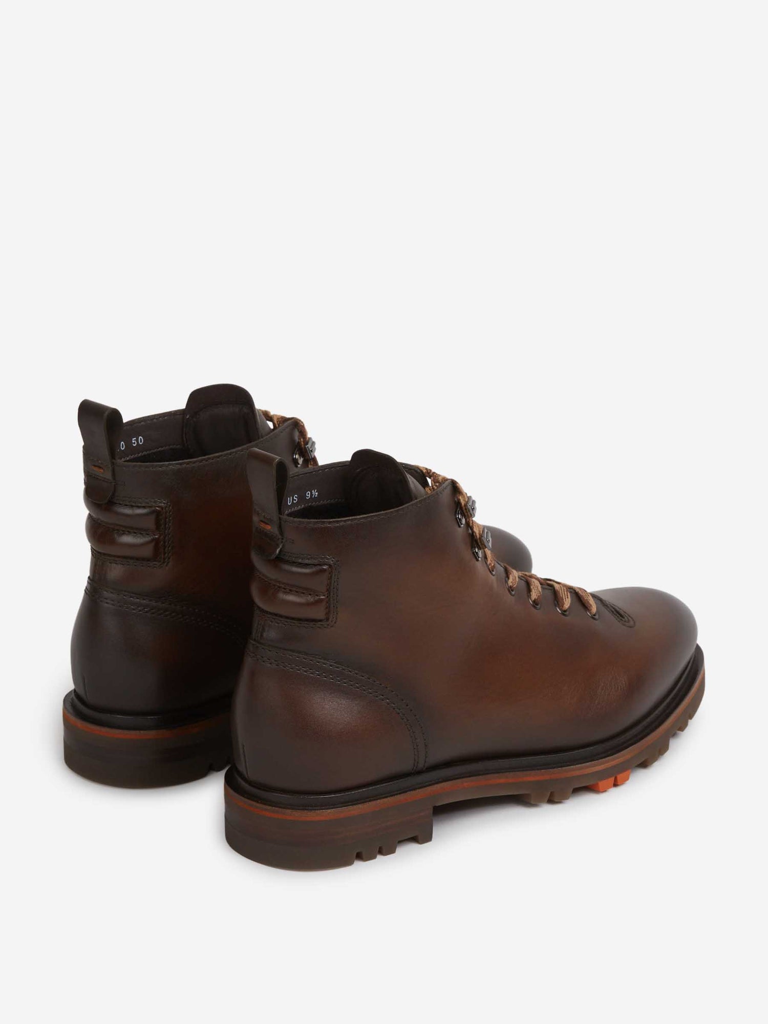 Outlet online Santoni Hombre Botas Piel color Marrón Oscuro sku 615-000009 01 - Foto 3