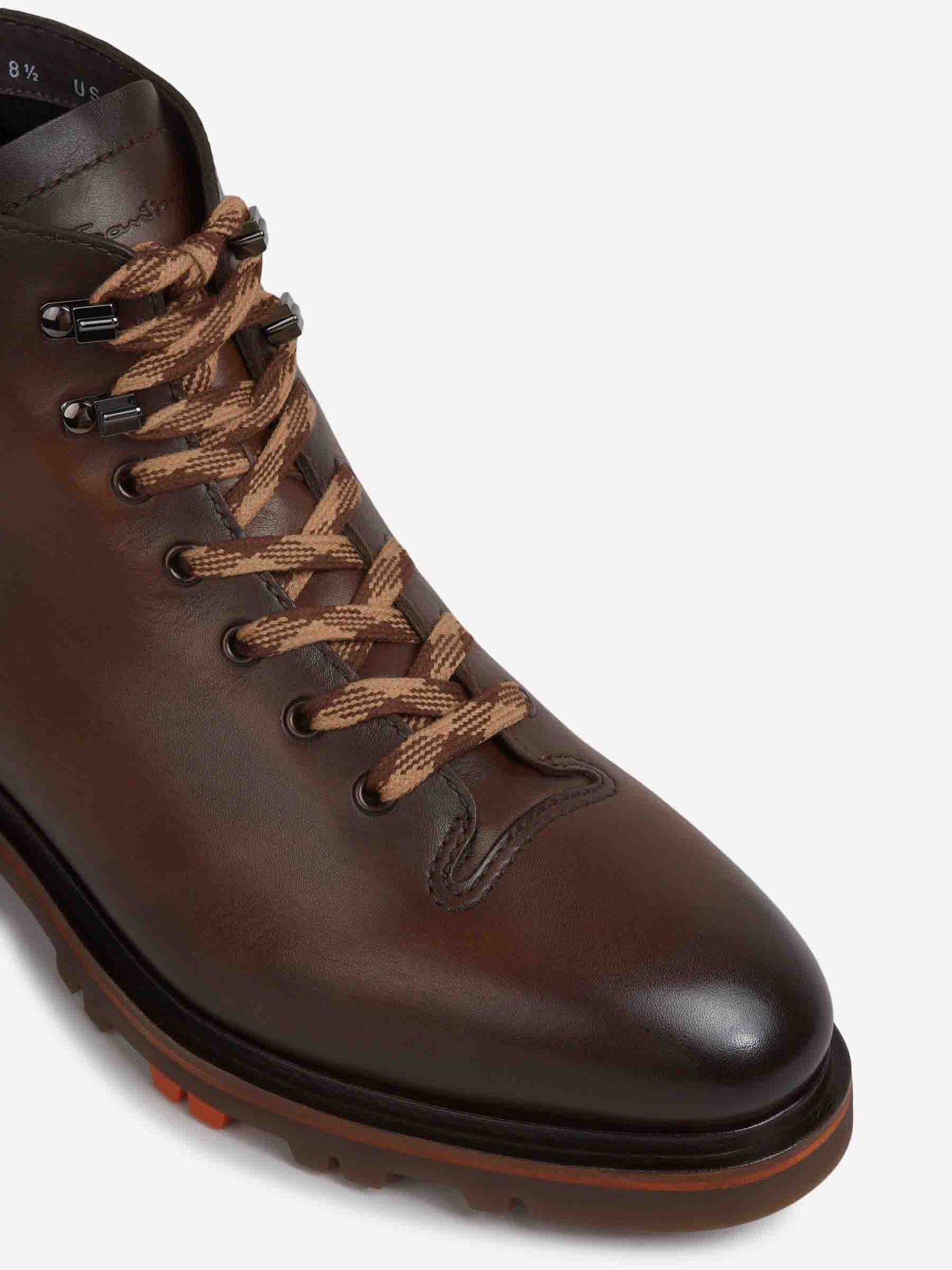 Outlet online Santoni Hombre Botas Piel color Marrón Oscuro sku 615-000009 01 - Foto 5