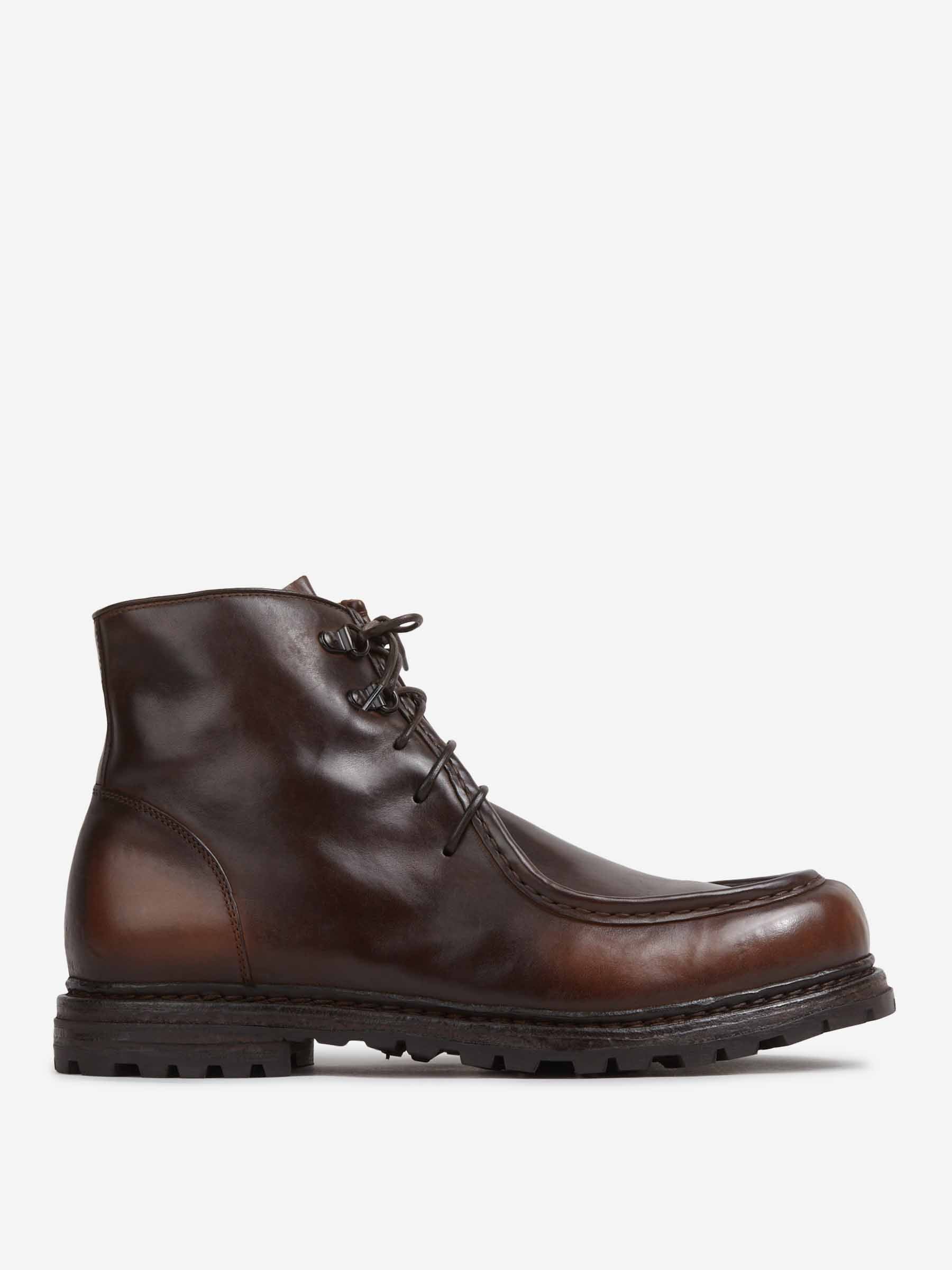 Outlet online Officine Creative Hombre Botines Volcov color Marrón Oscuro sku 615-000013 01 - Foto 1
