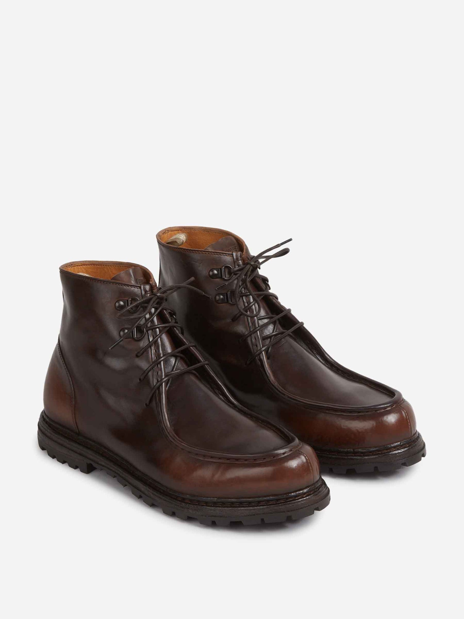 Outlet online Officine Creative Hombre Botines Volcov color Marrón Oscuro sku 615-000013 01 - Foto 2
