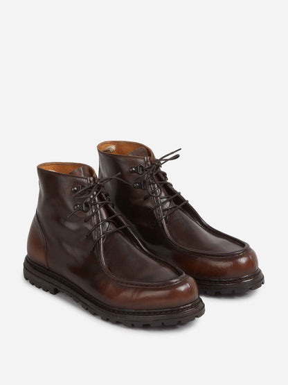 Outlet online Officine Creative Hombre Botines Volcov color Marrón Oscuro sku 615-000013 01 - Foto 2
