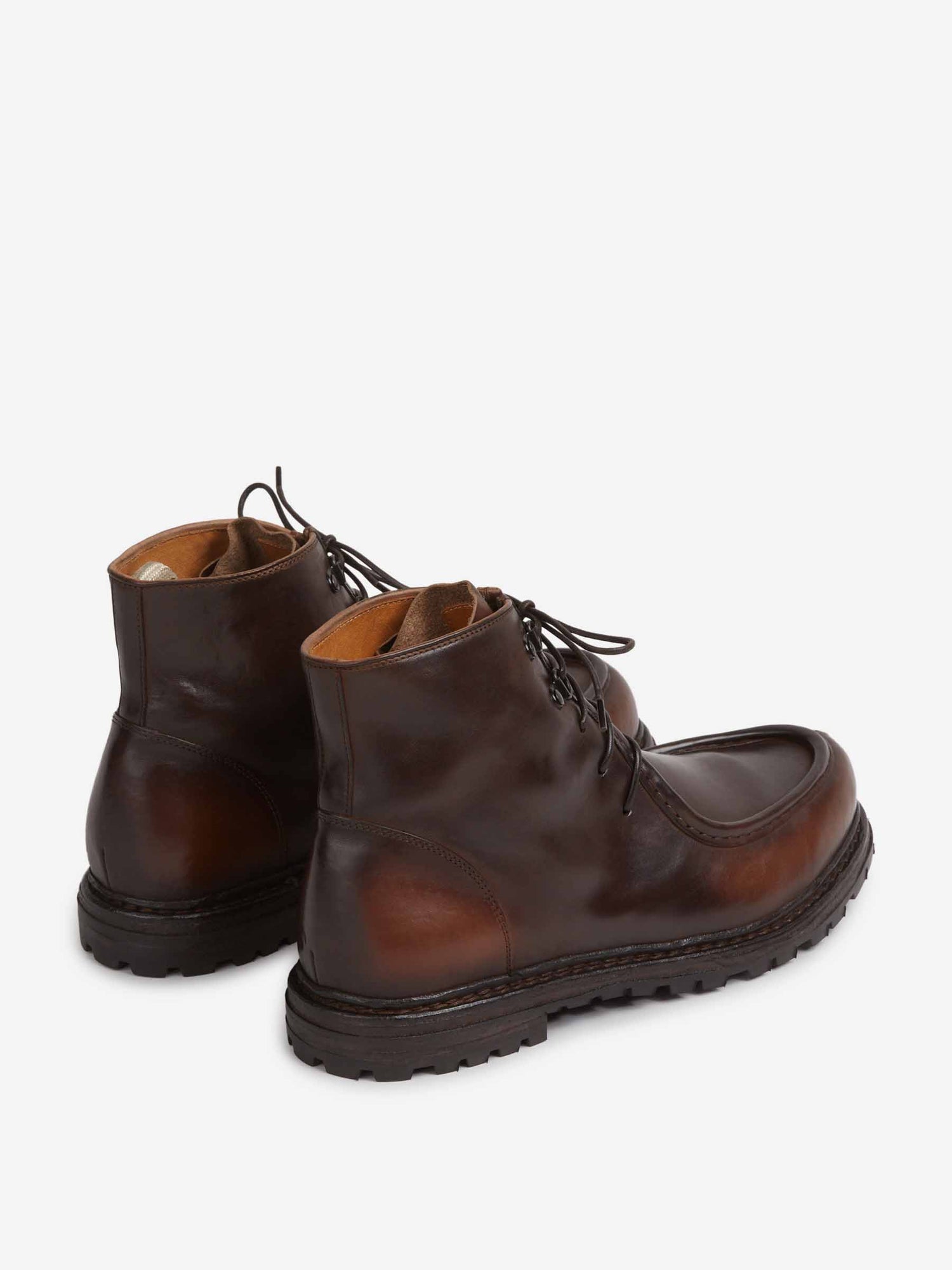 Outlet online Officine Creative Hombre Botines Volcov color Marrón Oscuro sku 615-000013 01 - Foto 3