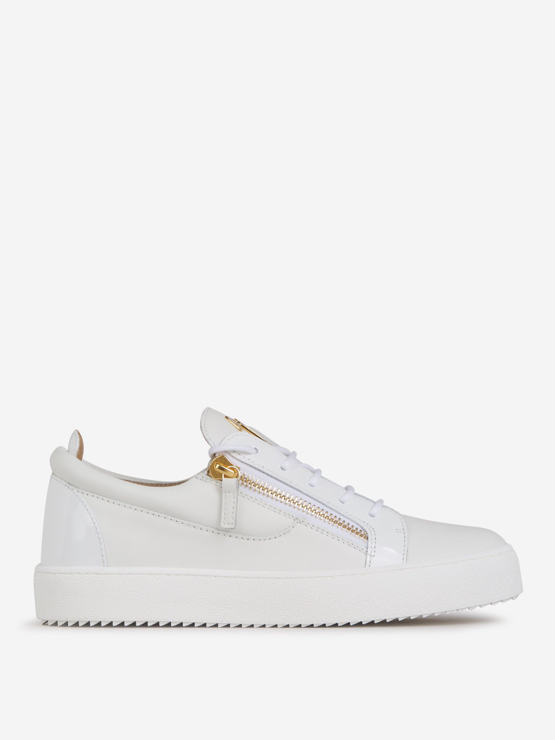 Outlet online Giuseppe Zanotti Hombre Sneakers Frankie color Blanco sku 616-001970 02 - Foto 6