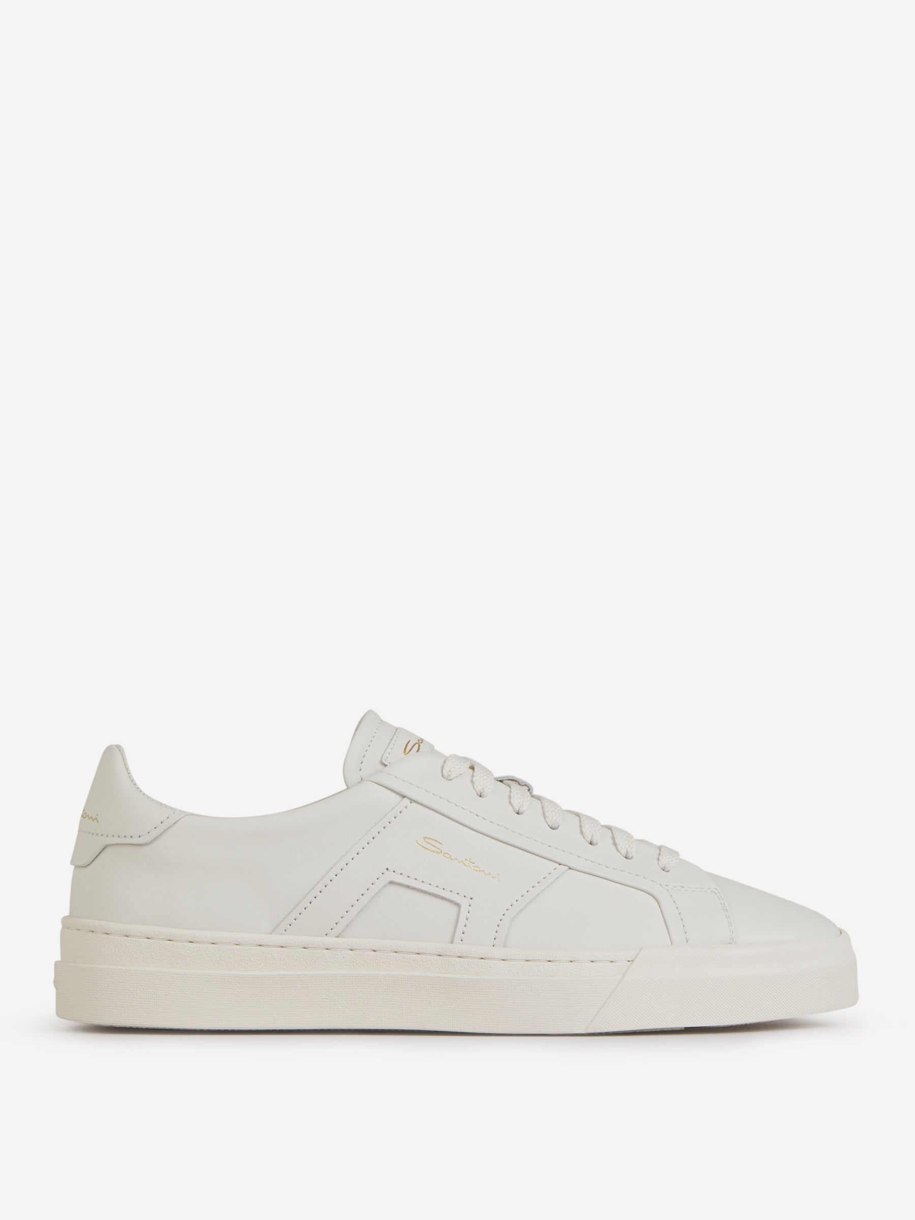 Outlet online Santoni Hombre Sneakers Double Buckle color Blanco sku 616-002191 03 - Foto 10
