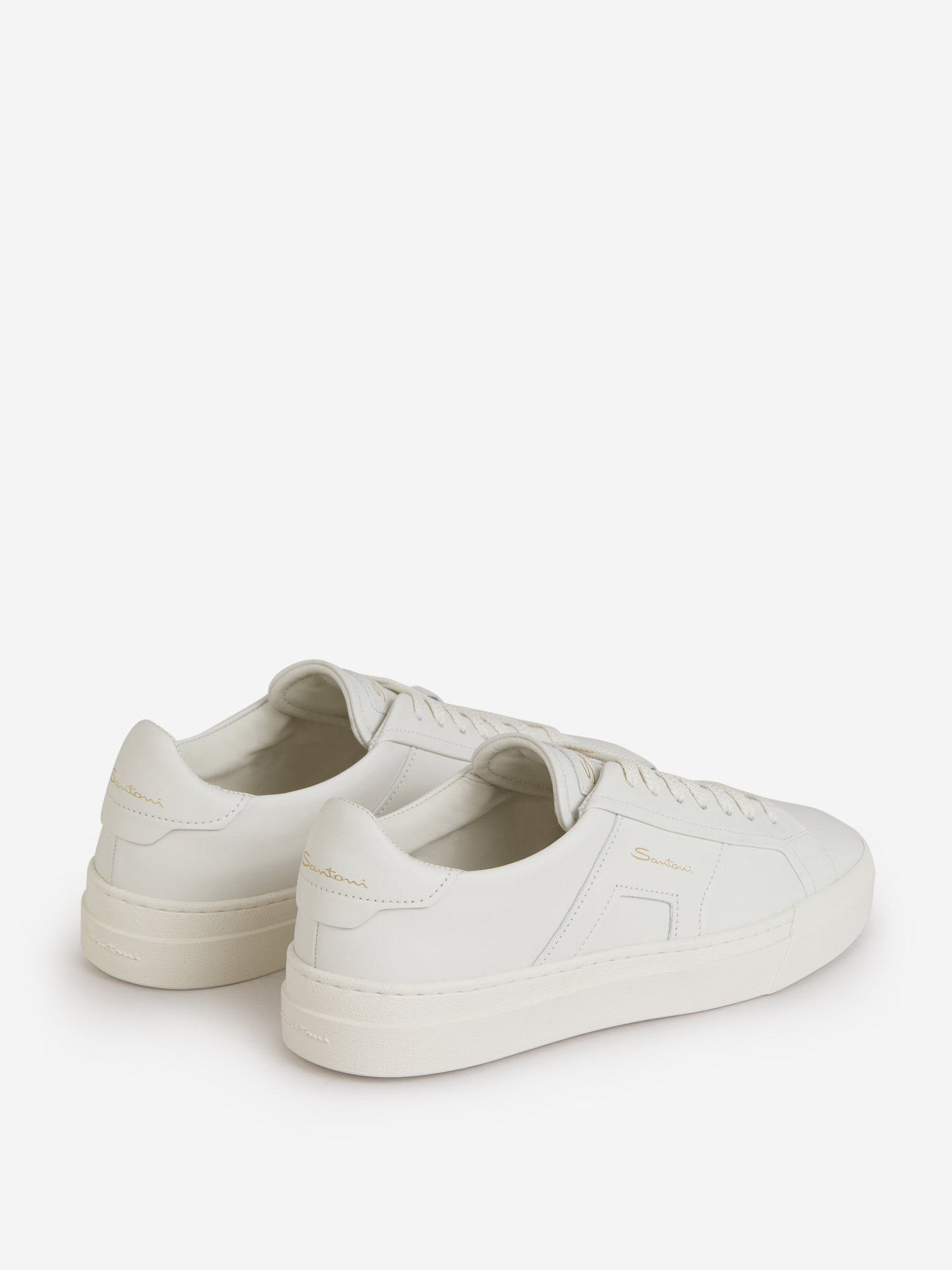 Outlet online Santoni Hombre Sneakers Double Buckle color Blanco sku 616-002191 03 - Foto 13