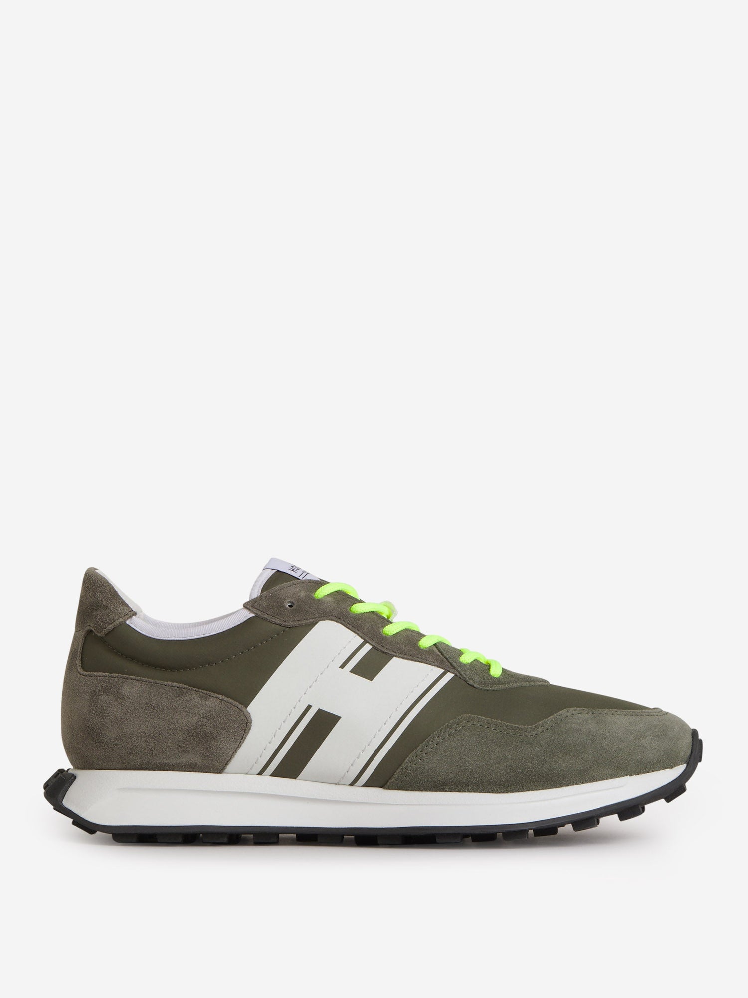 Outlet online Hogan Hombre Sneakers H601 color Verde Oscuro sku 616-002254 01 - Foto 1