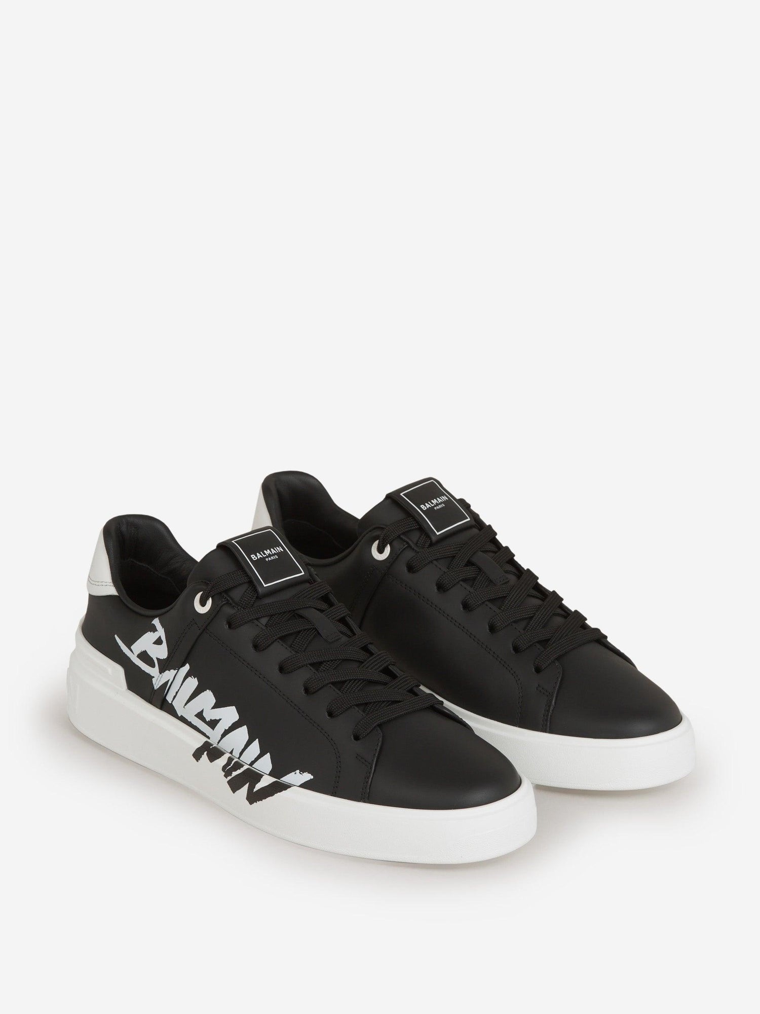 Outlet online Balmain Hombre Sneakers B-Court color Negro sku 616-002372 01 - Foto 2