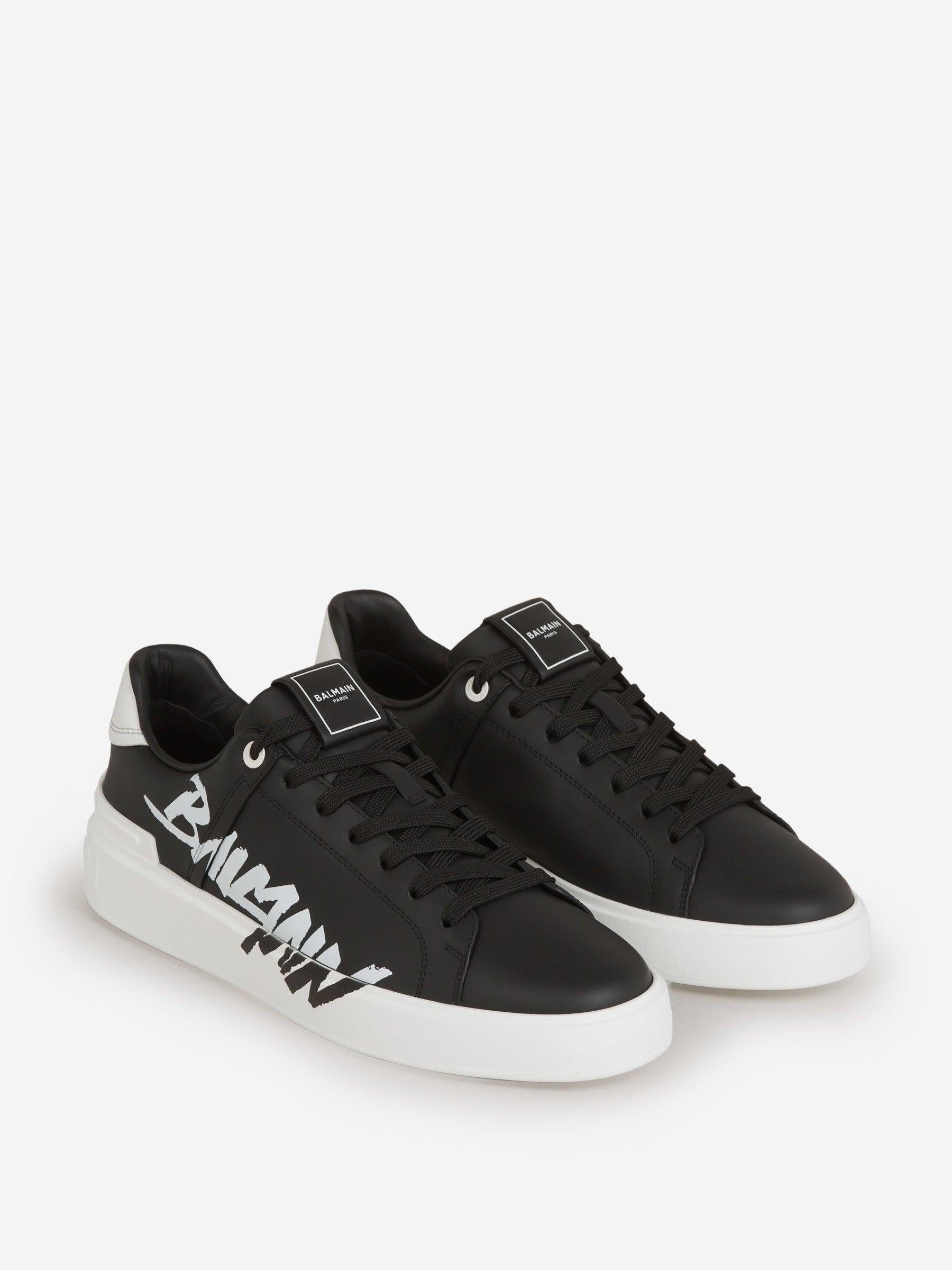 Outlet online Balmain Hombre Sneakers B-Court color Negro sku 616-002372 01 - Foto 2