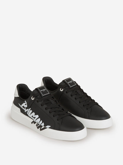 Outlet online Balmain Hombre Sneakers B-Court color Negro sku 616-002372 01 - Foto 2
