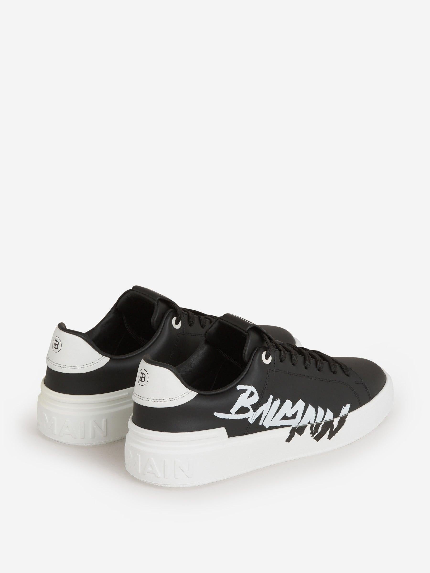 Outlet online Balmain Hombre Sneakers B-Court color Negro sku 616-002372 01 - Foto 3