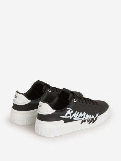 Outlet online Balmain Hombre Sneakers B-Court color Negro sku 616-002372 01 - Foto 3