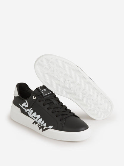 Outlet online Balmain Hombre Sneakers B-Court color Negro sku 616-002372 01 - Foto 4