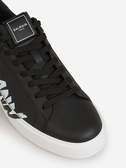 Outlet online Balmain Hombre Sneakers B-Court color Negro sku 616-002372 01 - Foto 5