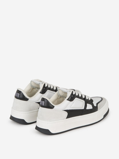 Outlet online Ami Paris Hombre Sneakers Piel Logo color Blanco sku 616-002423 01 - Foto 3