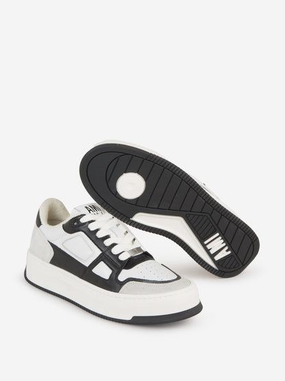 Outlet online Ami Paris Hombre Sneakers Piel Logo color Verde Oscuro sku 616-002423 02 - Foto 4