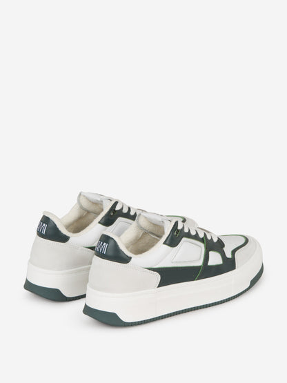 Outlet online Ami Paris Hombre Sneakers Piel Logo color Blanco sku 616-002423 01 - Foto 9